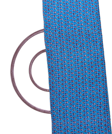 Blue Colour Butti Print Cotton Fabric